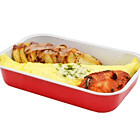 Cheese Omelette, Lyonnaise Potatoes and Chicken Tikka