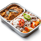 Nasi Dagang with Chicken Curry
