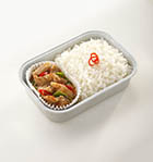 Thai Hot Basil Chicken Stir-Fried with Rice