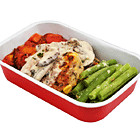 Exotic Mexican Vegetable Steak with Mushroom Cream Sauce
